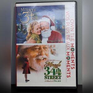 Miracle on 34th Street 1947 & 1994 Versions DVD Set‎ Bilingual Holiday Christmas
